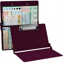 WhiteCoat Clipboard® Vertical - Black Medical Edition